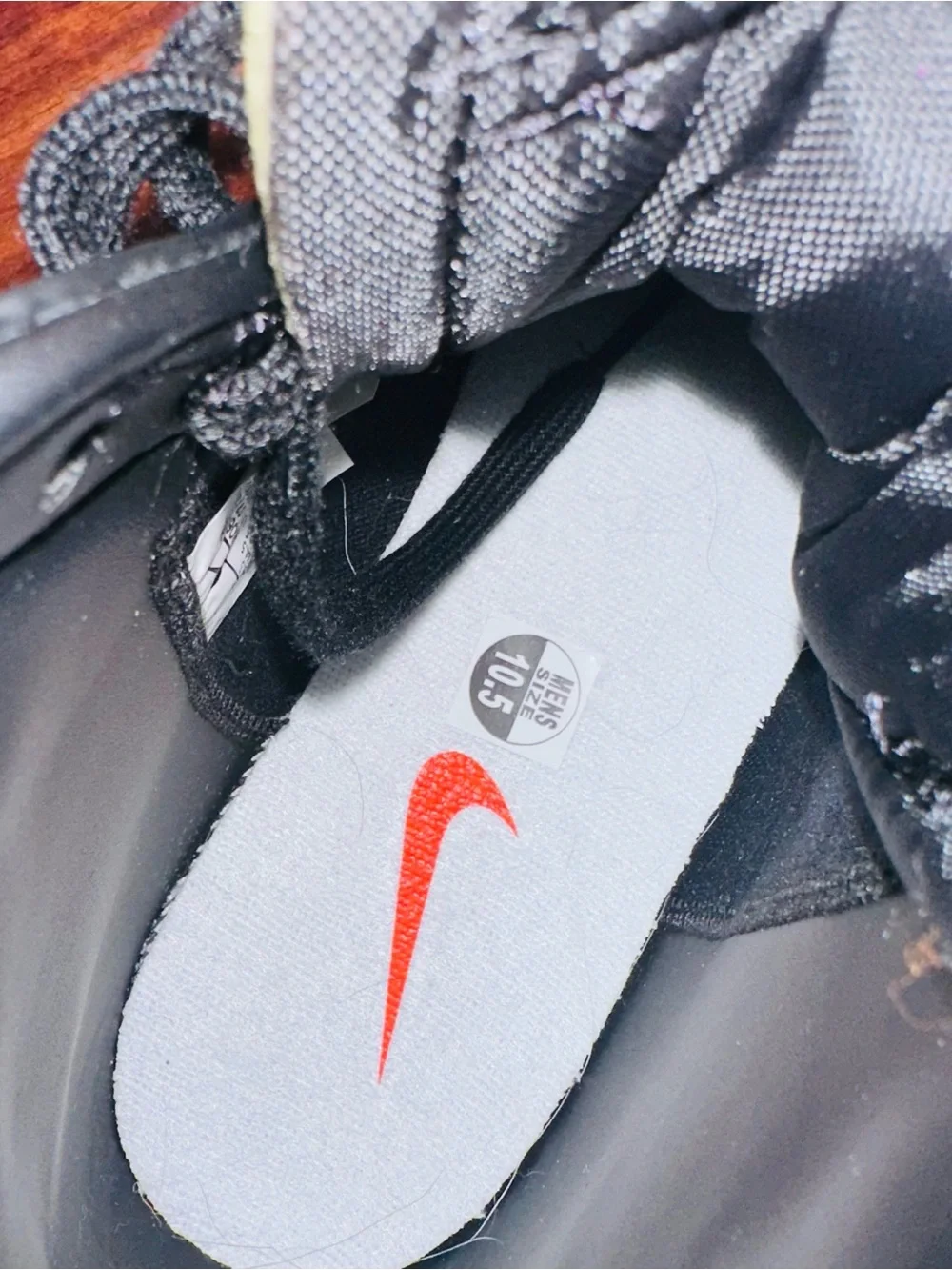 Nike Black and White High-Top Athletic Sneakers